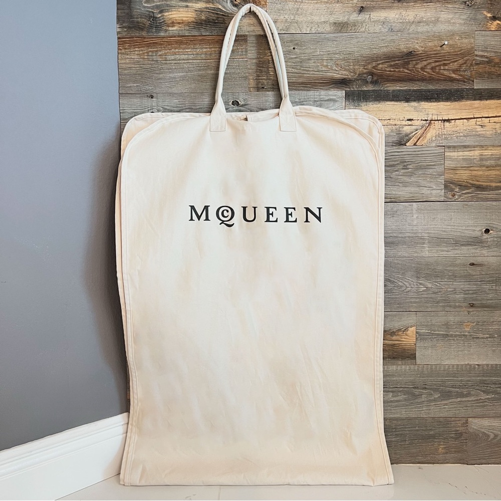 Large Alexander McQueen Garment/Travel Bag, Heavy Duty Reinforced Canvas🖤
